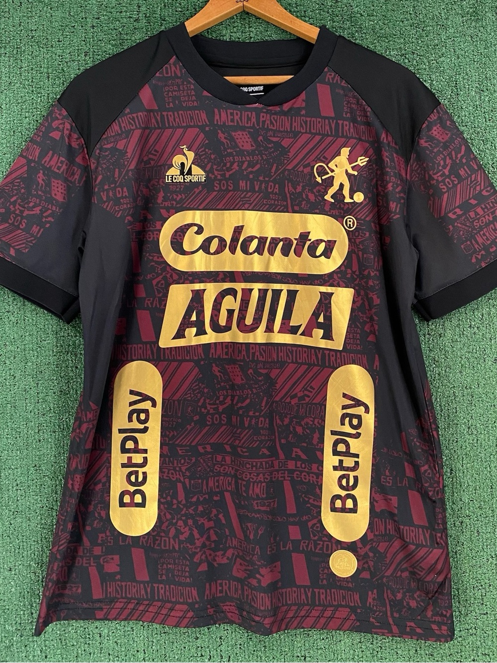 Le Coq Sportif America De Cali 2024/2025 Pasión Print Soccer Jersey Men’s Medium